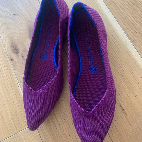 Rothy’s The Point Purple 9.5 - Picture 1 of 4
